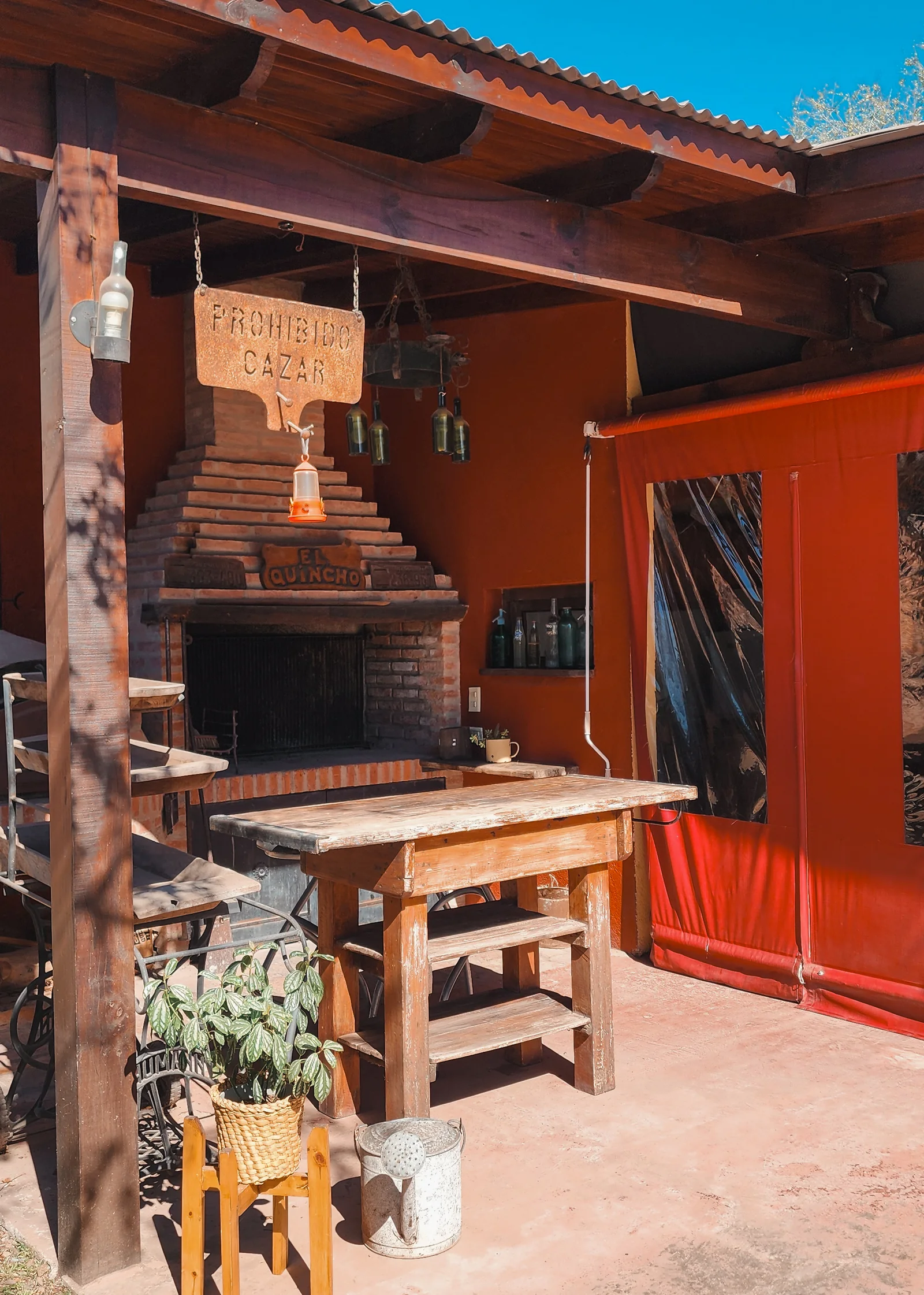 Parrilla y asador